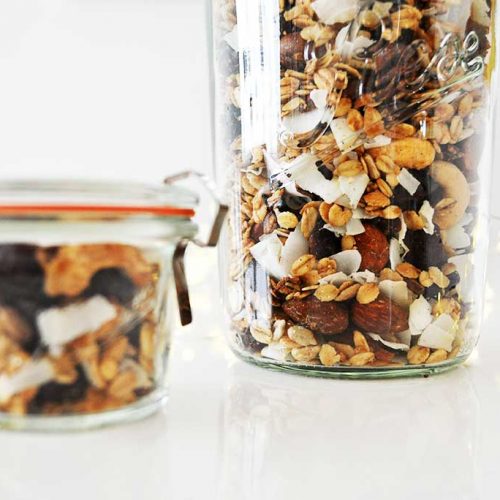 Granola mit Cranberries selbst gemacht | Miss Ju