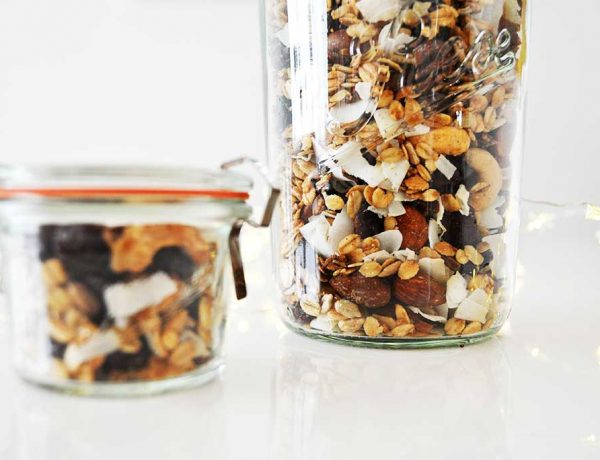 Granola im Glas