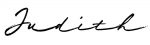 Schriftzug Judith