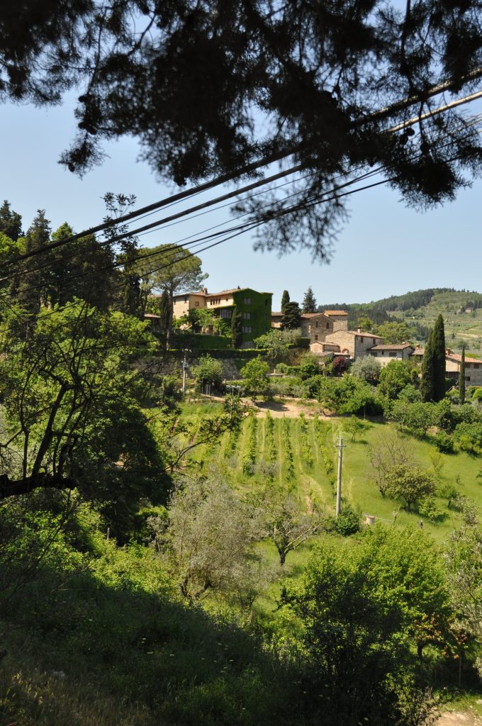 Blick auf Montefioralle