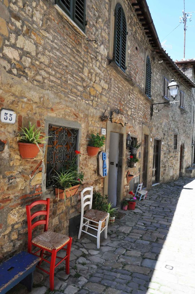 Enge Gasse in Montefioralle