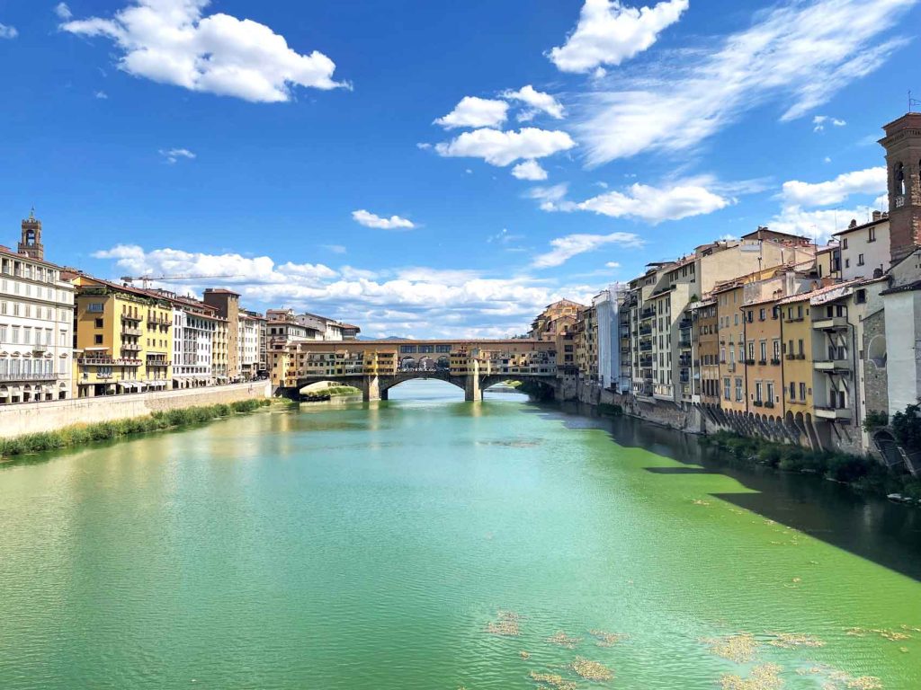 Blick auf die Ponte Vecchio