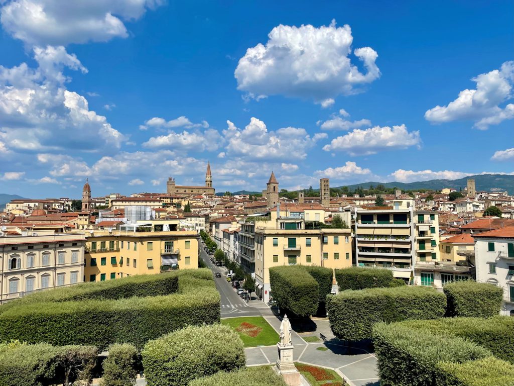 Blick auf Arezzo