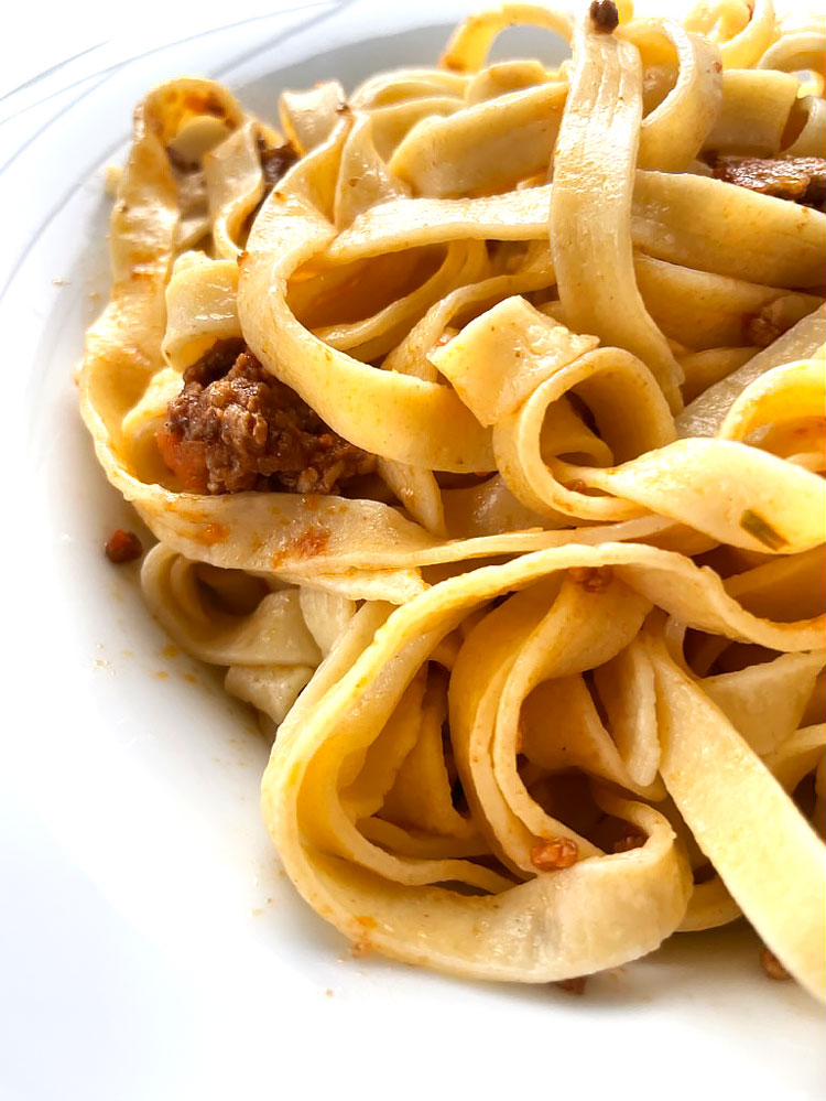 Fettuccine mut Ragù